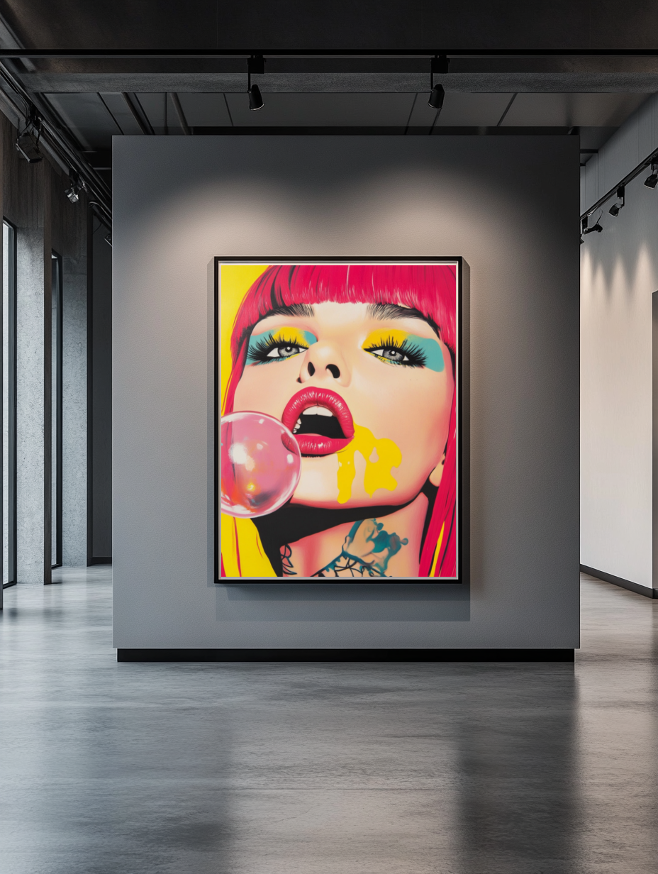 Tableau Décoratif Pop Art Éclatant