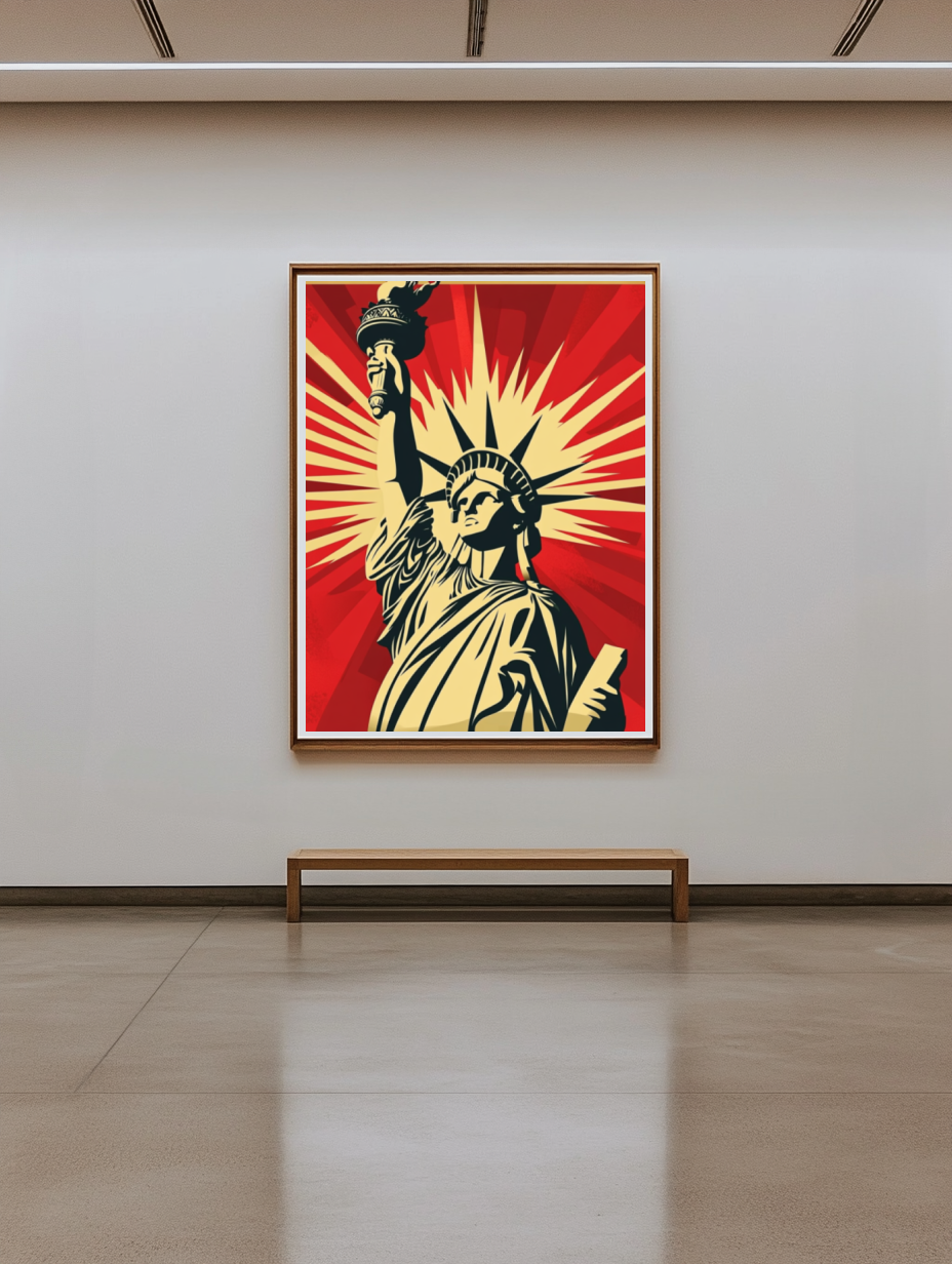 Tableau Décoratif Icône de Liberté