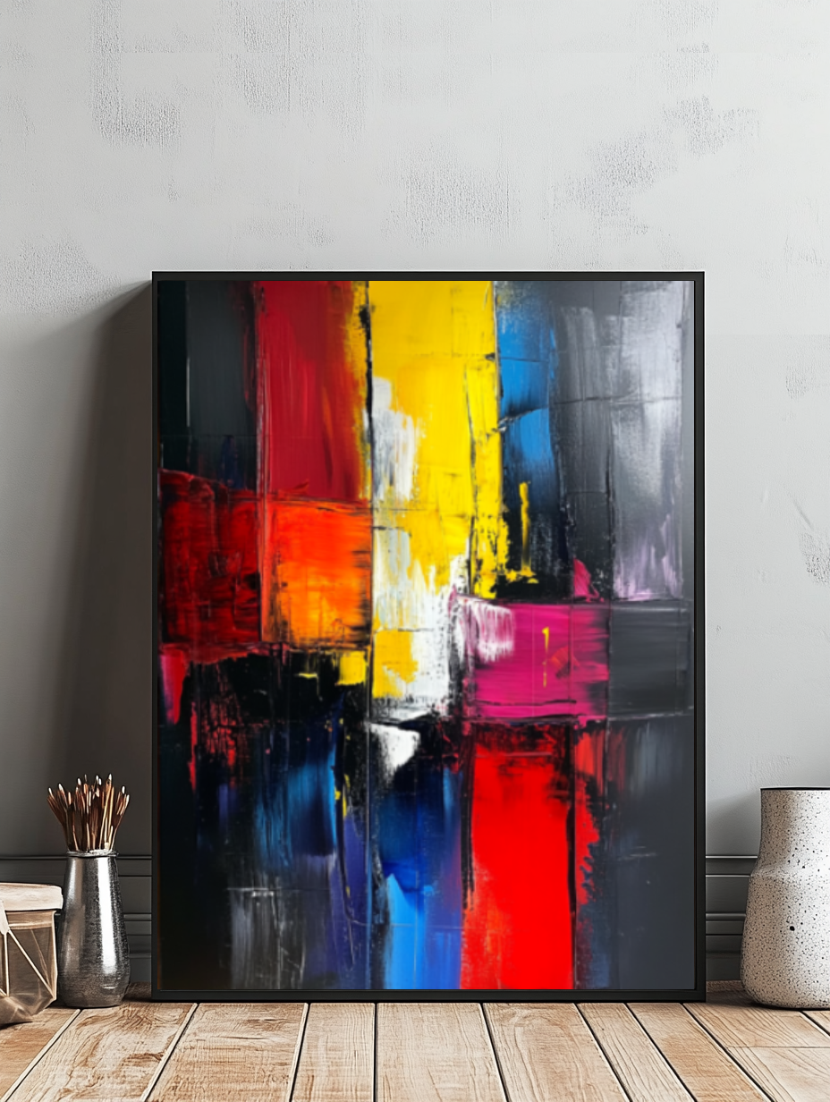 Tableau Décoratif Énergie Abstraite