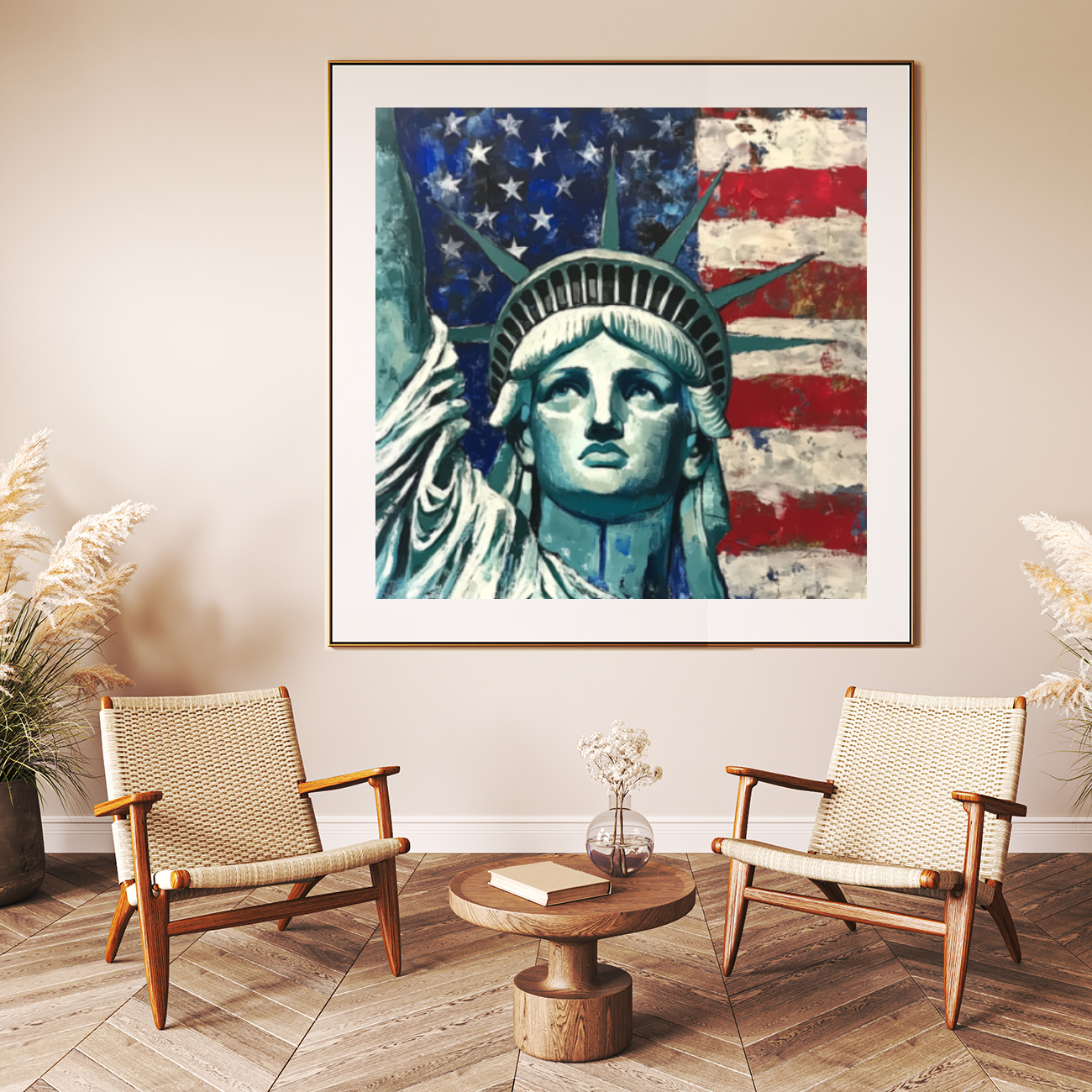 Tableau Décoratif Liberté et Patriotisme