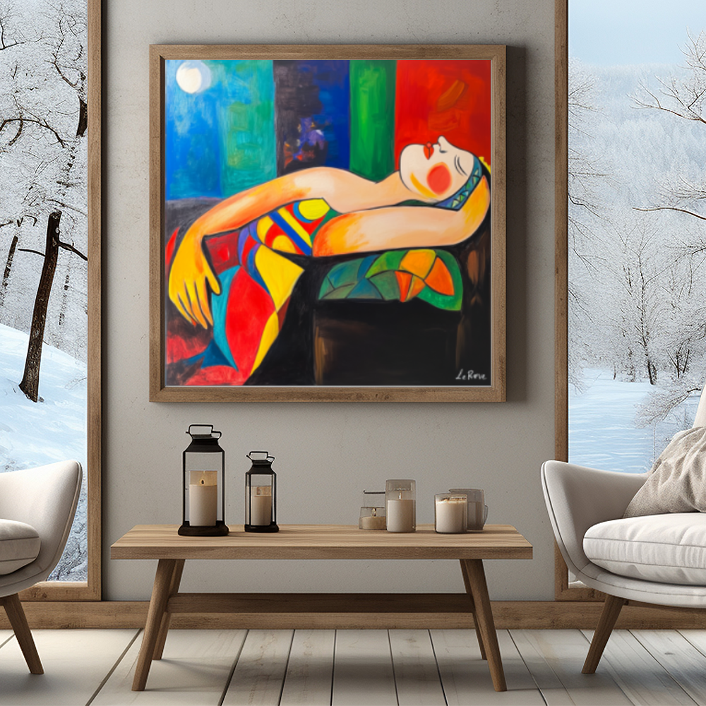 Tableau Décoratif Rêverie en Couleurs - Artibar Tableaux de décoration Art abstrait