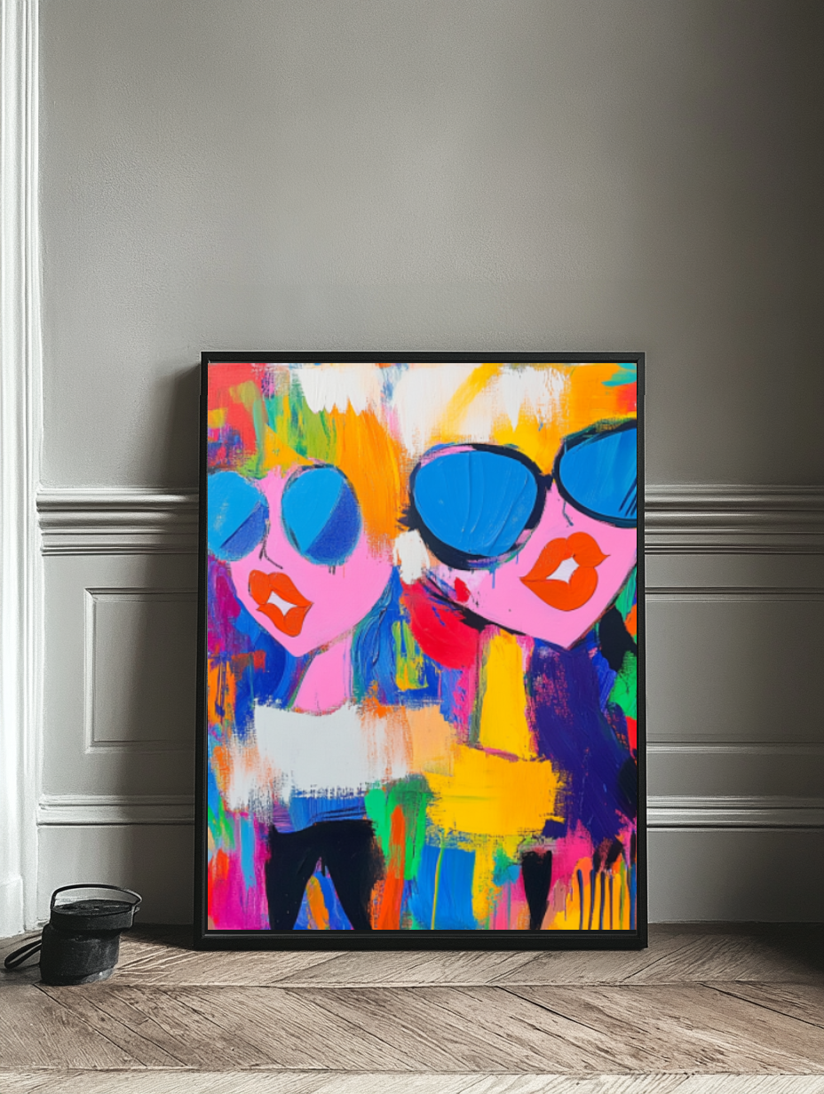 Tableau Décoratif Pop Art Expressif