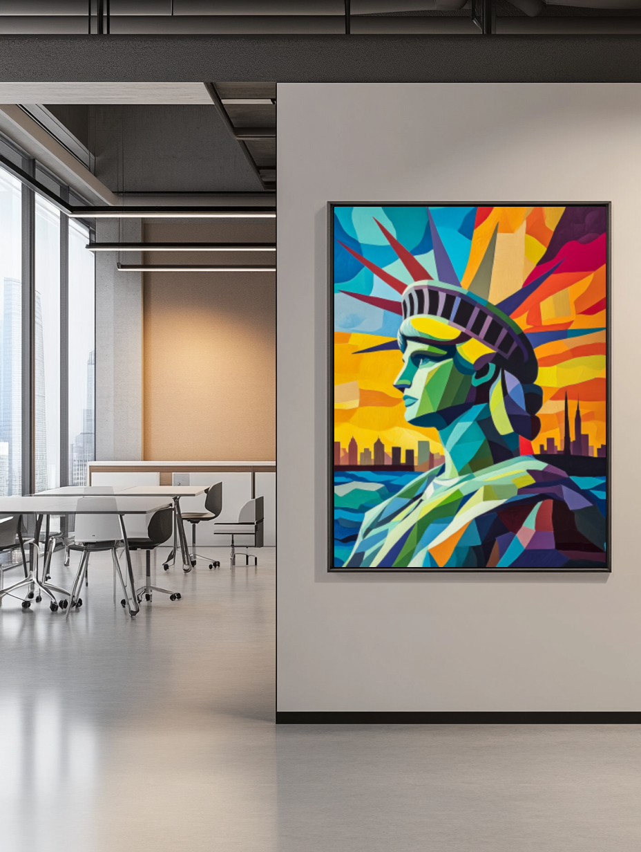 Tableau Décoratif Liberté en Couleurs