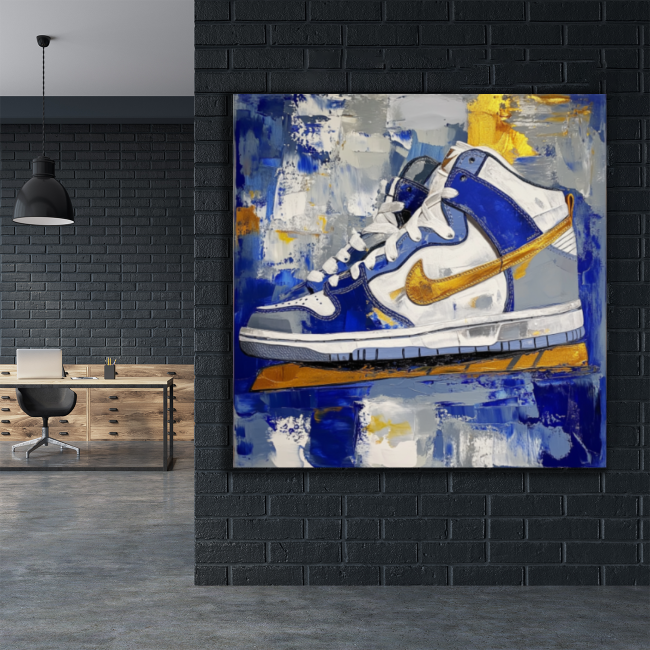 Tableau Décoratif Urban Sneaker Splash - Artibar Tableaux de décoration Art abstrait