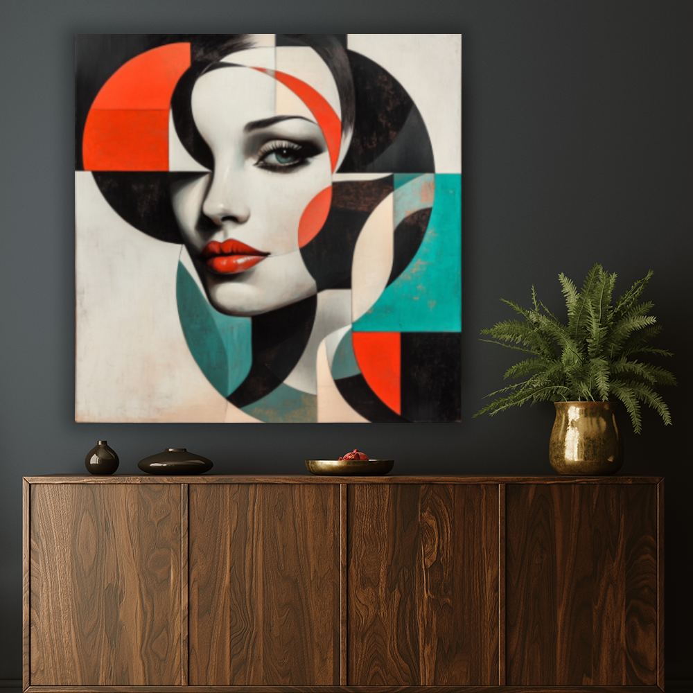 Tableau Décoratif Cubiste Élégant - Artibar Tableaux de décoration Art abstrait