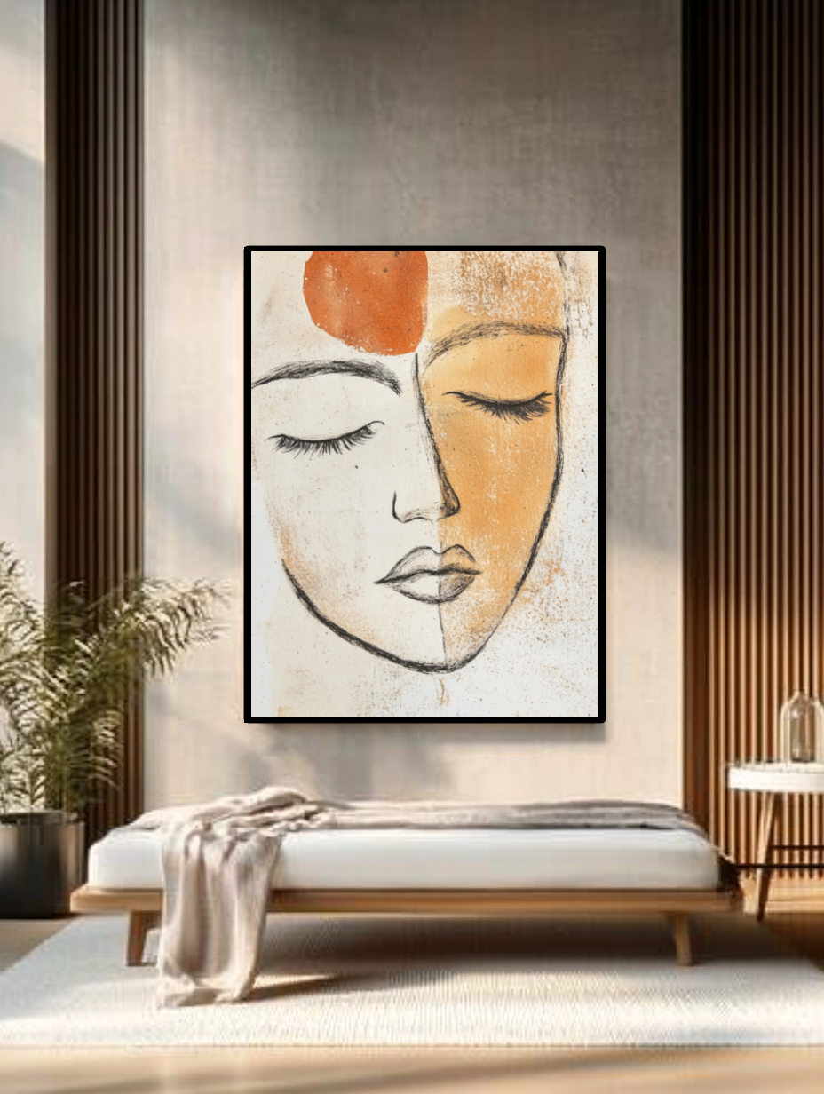Tableau Décoratif Équilibre Éthéré