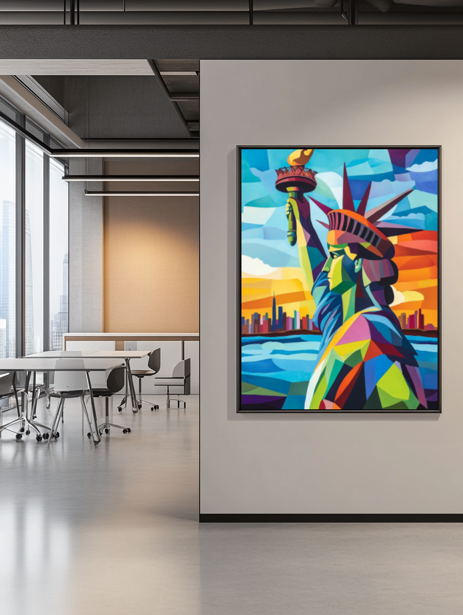 Tableau Décoratif Éclat de Liberté