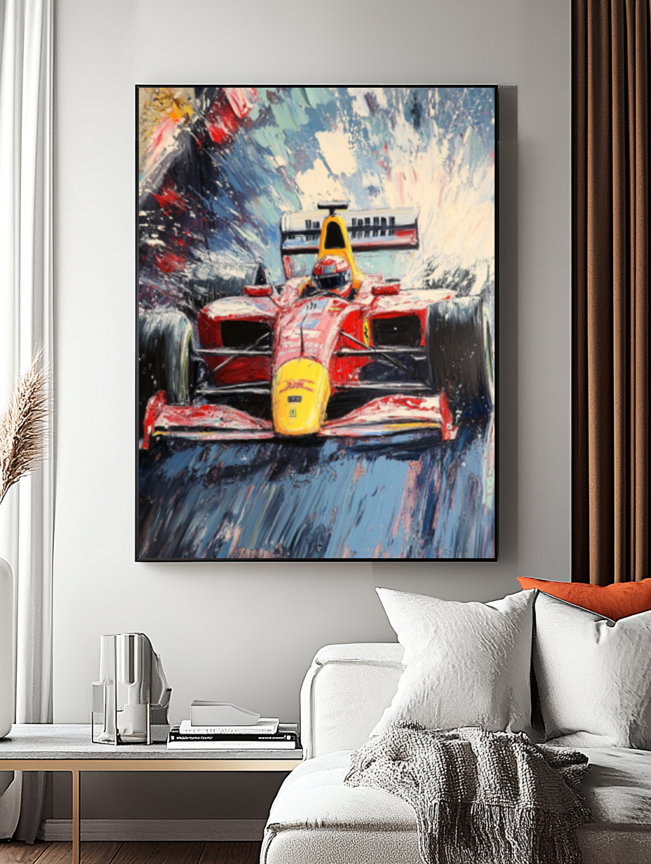 Tableau Décoratif Course Explosive - Artibar Tableaux de décoration Art abstrait