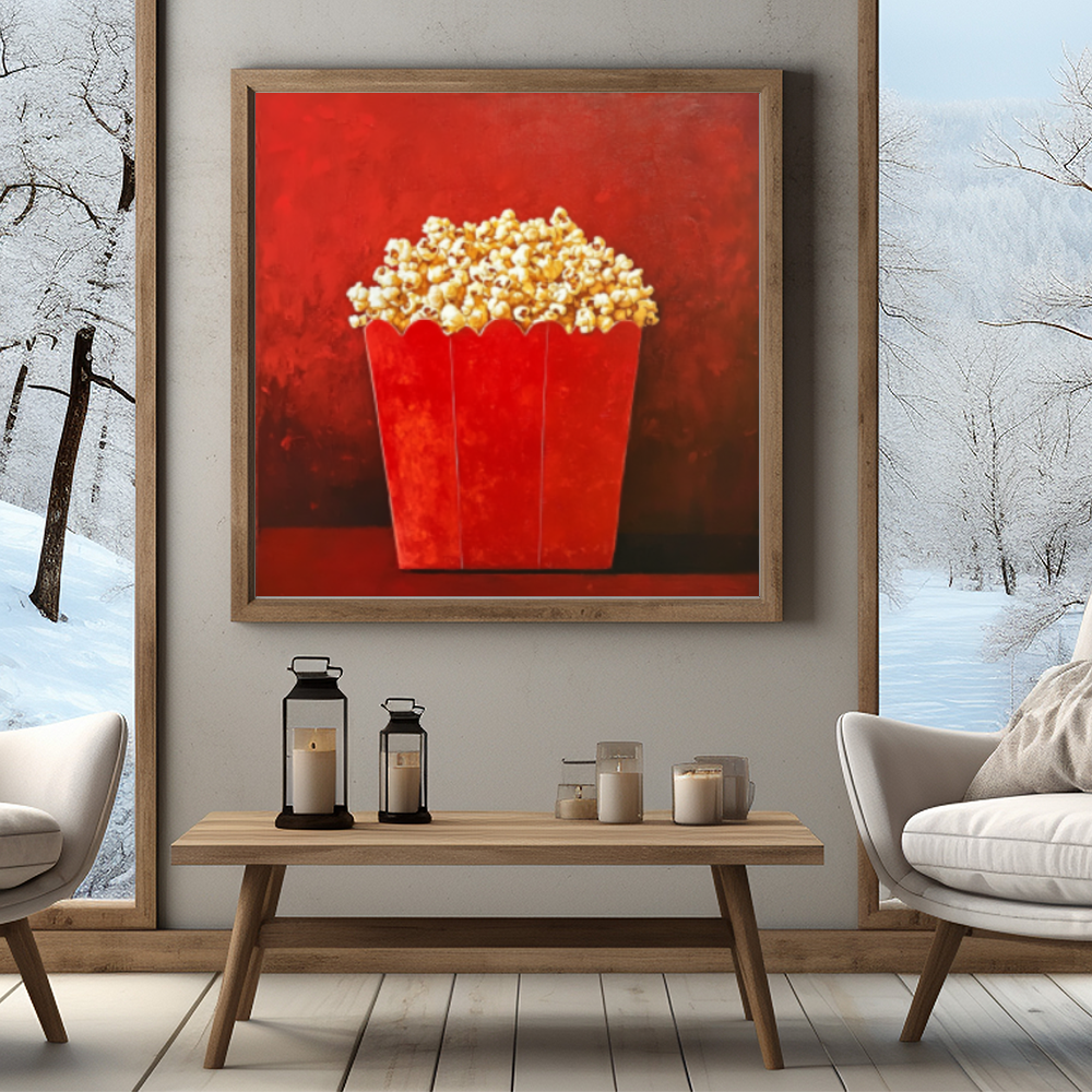 Tableau Décoratif Popcorn Passion - Artibar Tableaux de décoration Art abstrait