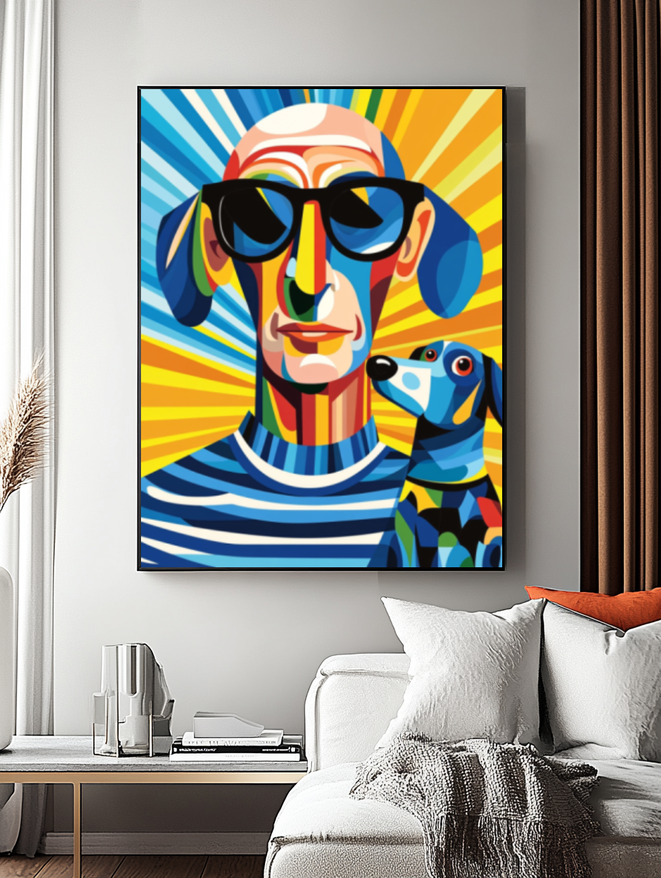 Tableau Décoratif Pop Art Vibrant - Artibar Tableaux de décoration Art abstrait
