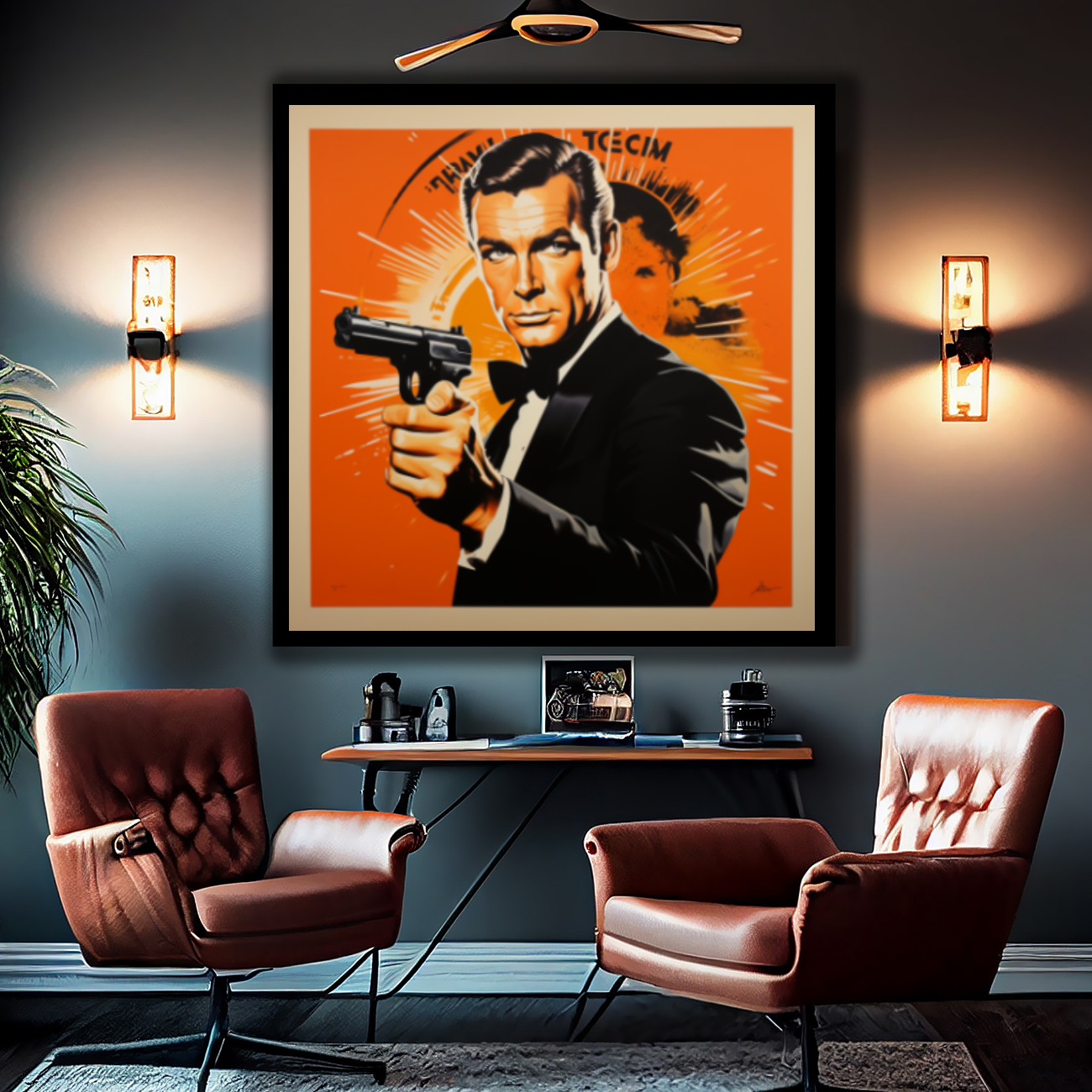 Tableau Décoratif Espionnage Élégant