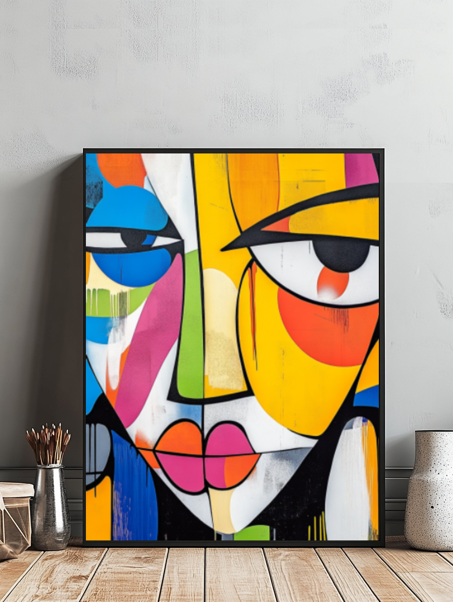 Tableau Décoratif Abstrait Éclatant - Artibar Tableaux de décoration Art abstrait
