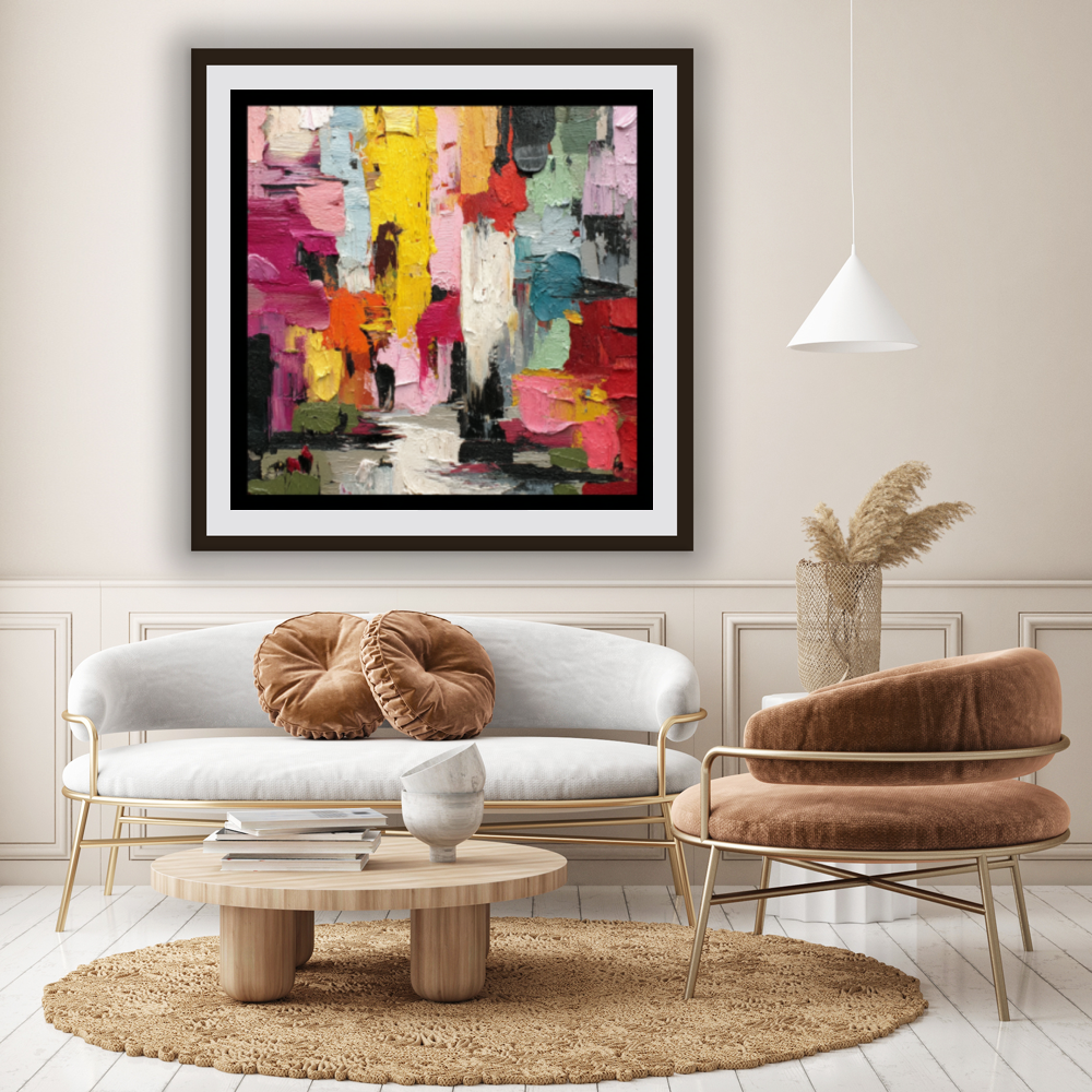 Tableau Décoratif Chromatic Pulse - Artibar Tableaux de décoration Art abstrait