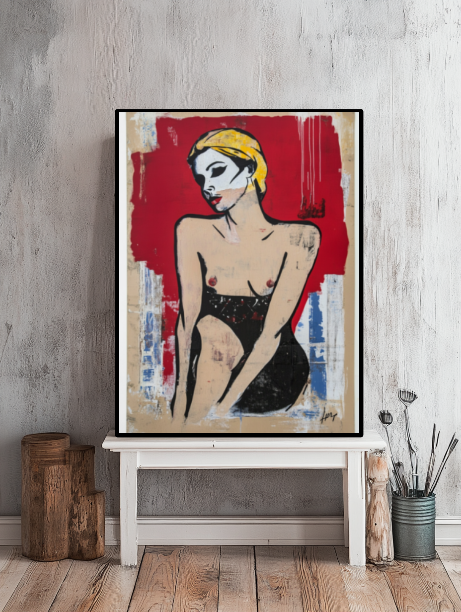 Tableau Décoratif Émotion Sensuelle - Artibar Tableaux de décoration Art abstrait