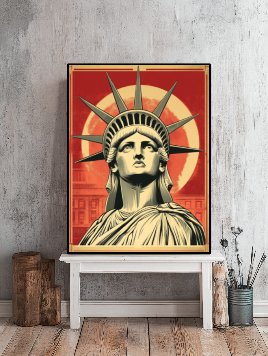 Tableau Décoratif Icône de Liberté