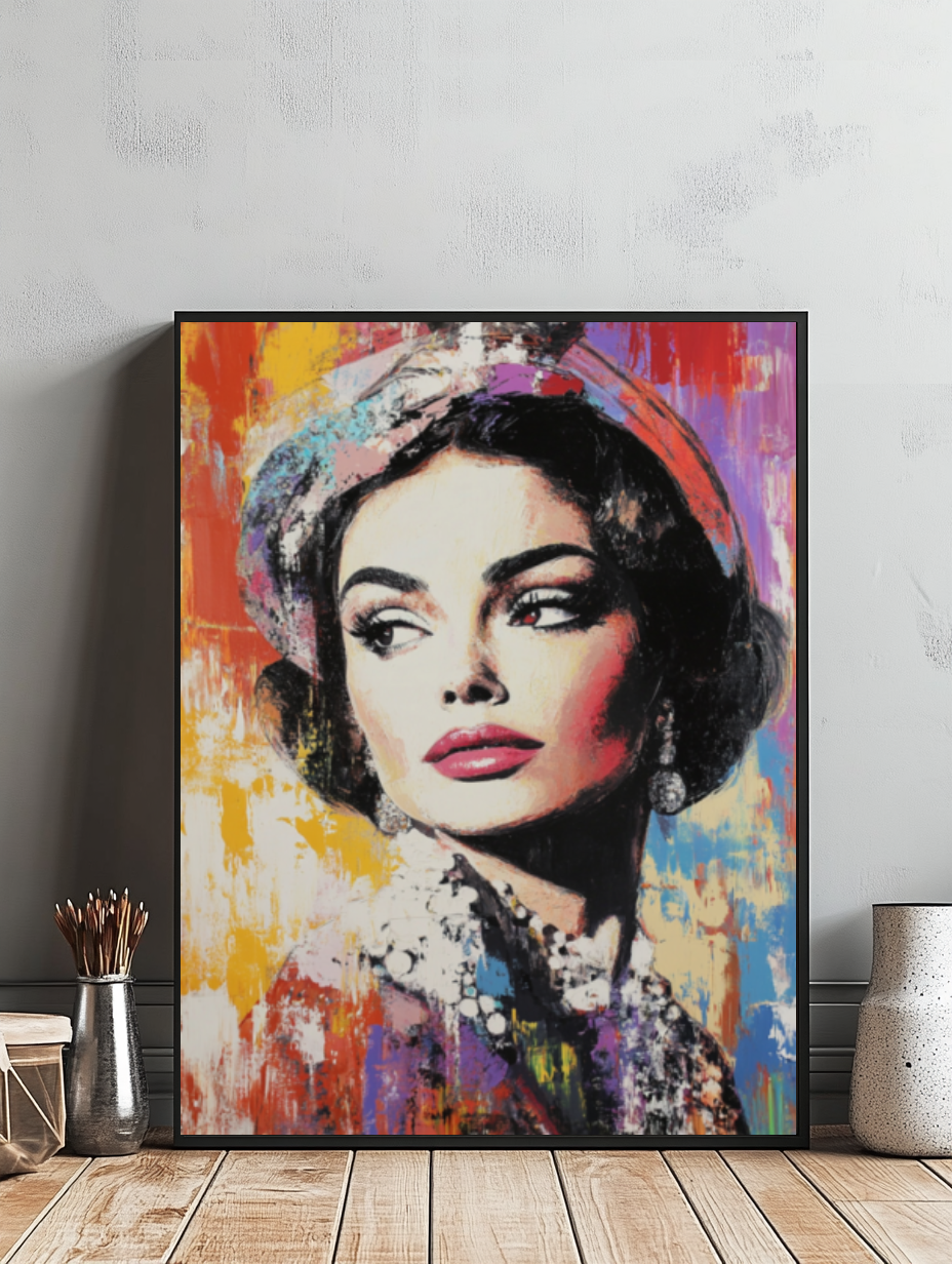 Tableau Décoratif Élégance Rétro