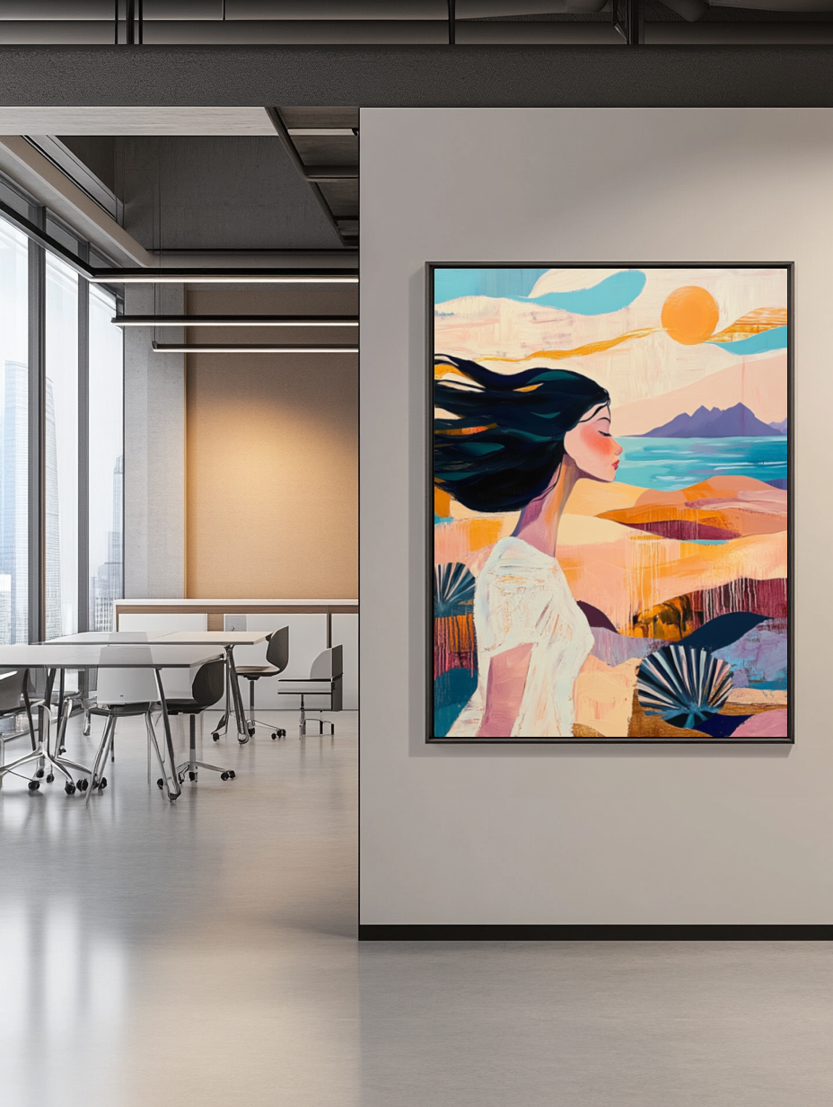 Tableau Décoratif Brise Éthérée