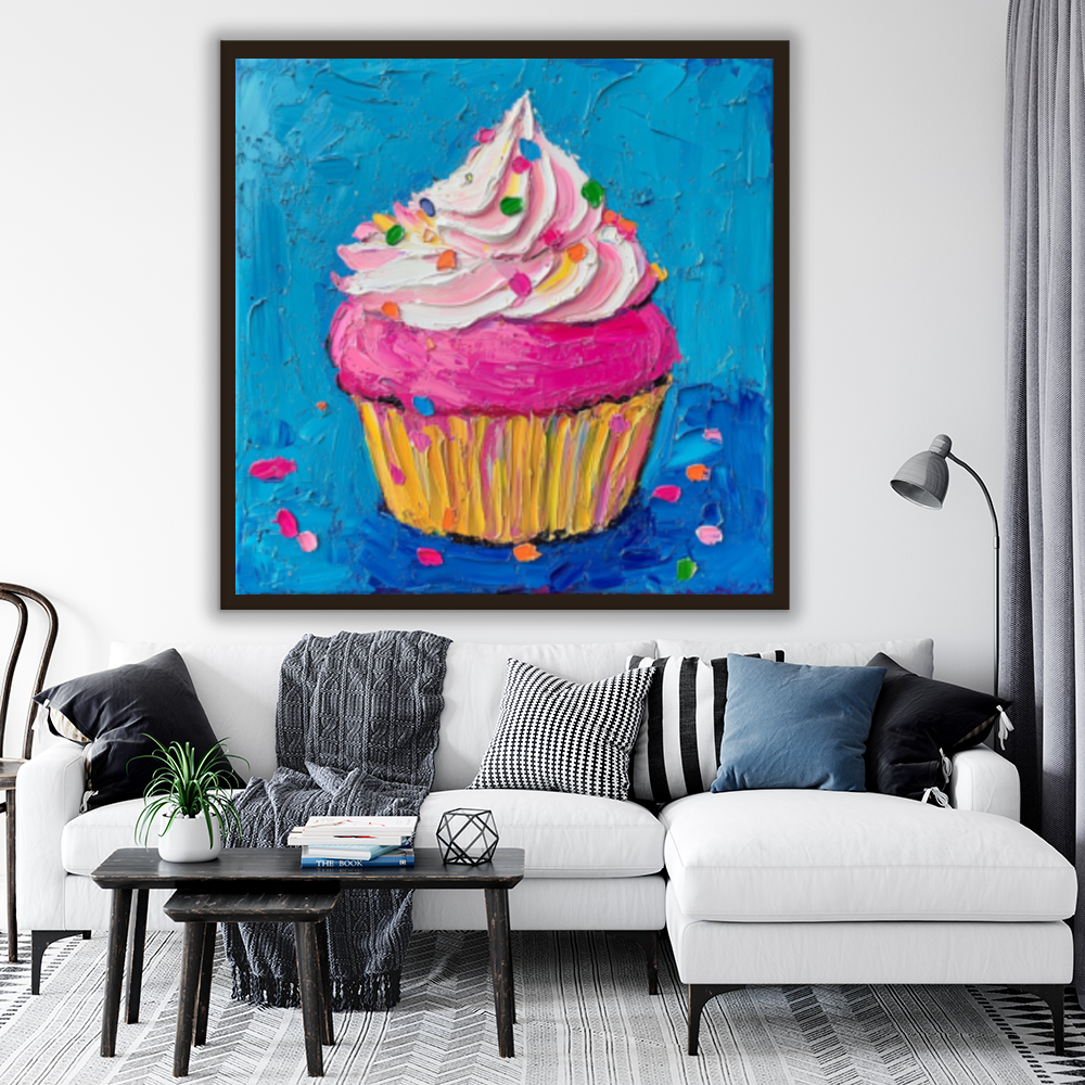 Tableau Décoratif Cupcake Gourmand