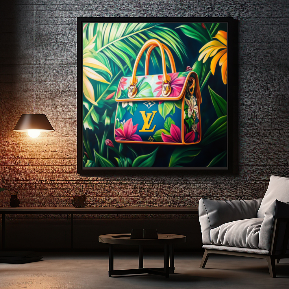 Tableau Décoratif Élégance Tropicale - Artibar Tableaux de décoration Art abstrait