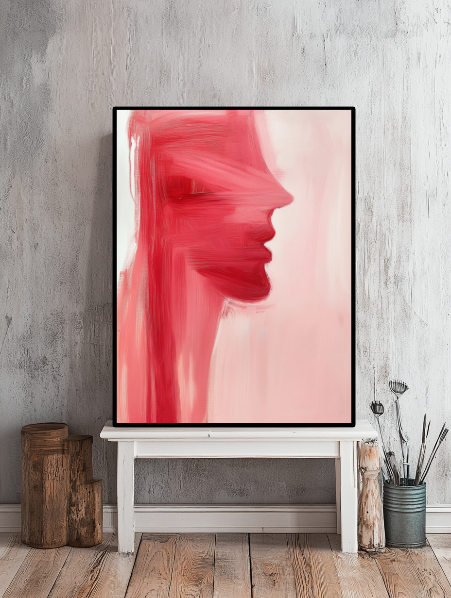 Tableau Décoratif Silhouette Abstraite