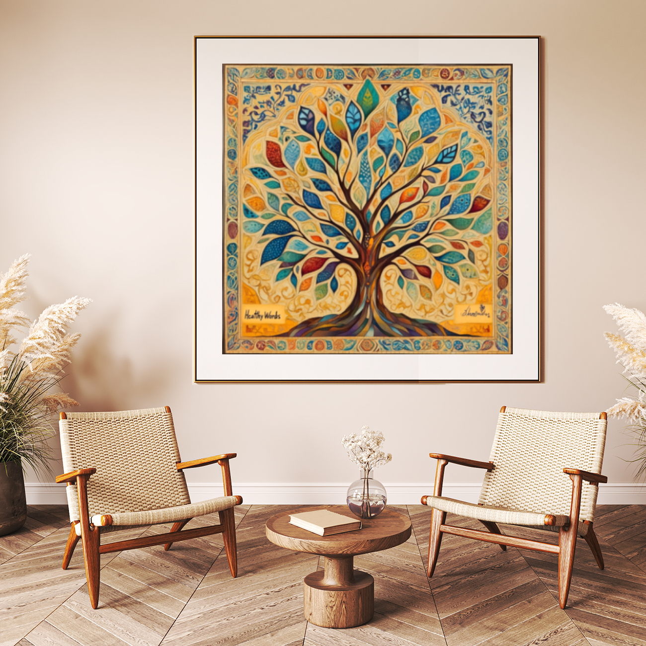 Tableau Décoratif Arbre de Vie Éclatant