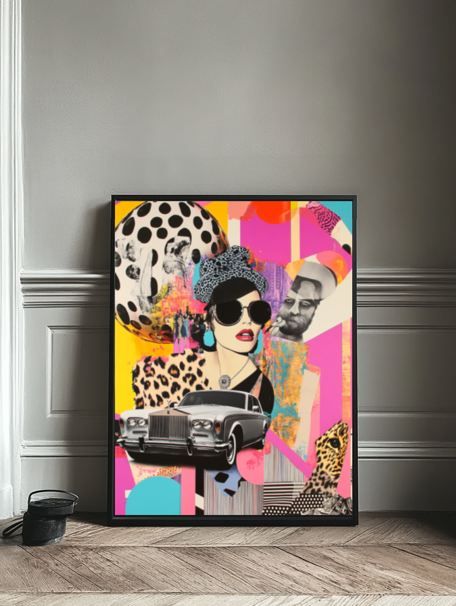 Tableau Décoratif Pop Art Glamour