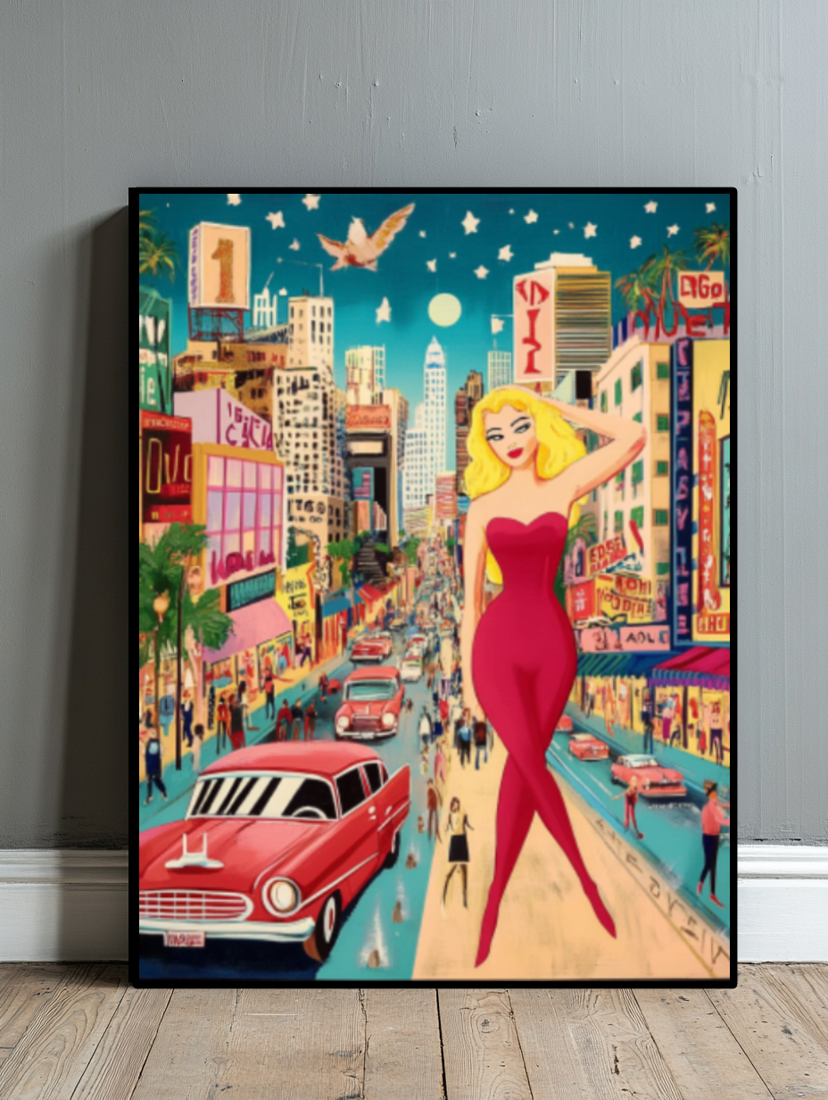 Tableau Décoratif Pop-Art Urbain