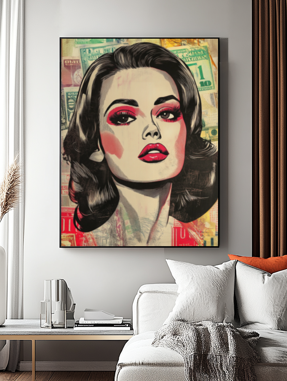 Tableau Décoratif Glamour Pop-Art - Artibar Tableaux de décoration Art abstrait