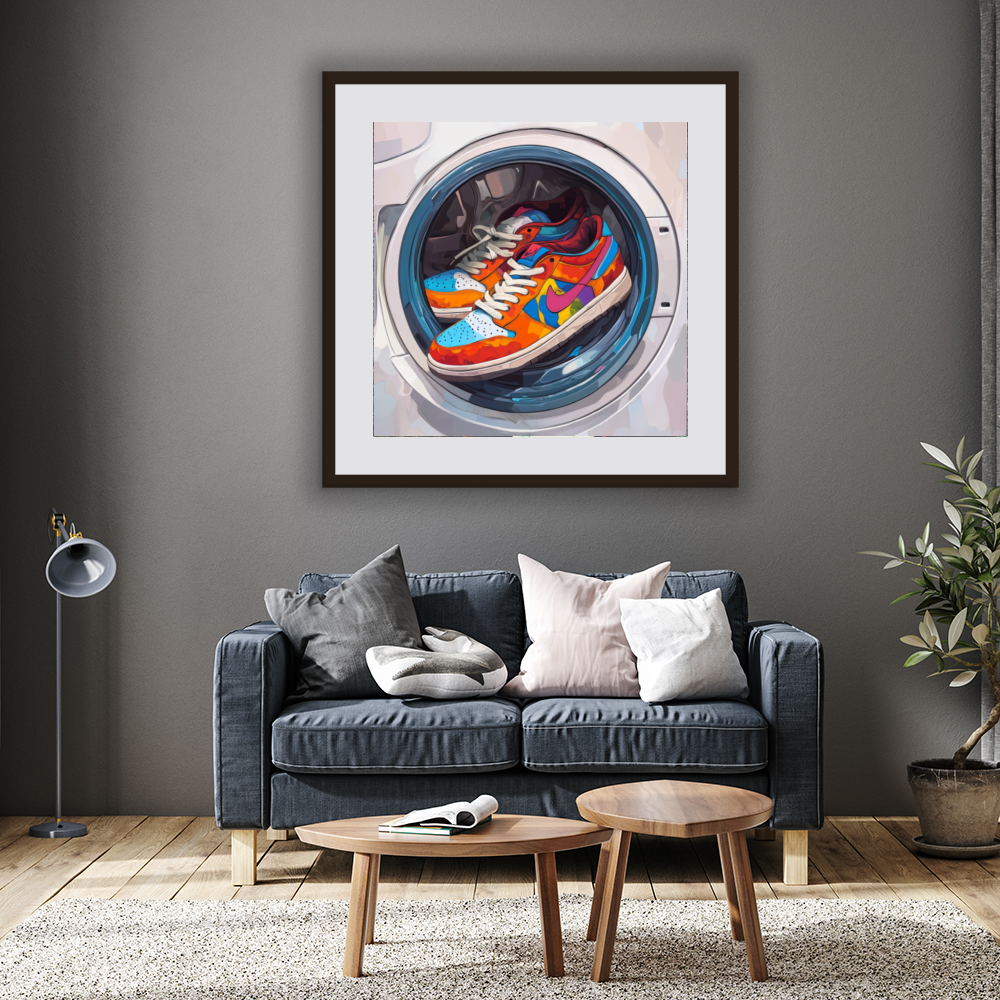Tableau Décoratif Sneakers Cyclone - Artibar Tableaux de décoration Art abstrait