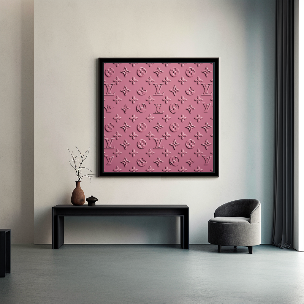 Tableau Décoratif Glam Monogram - Artibar Tableaux de décoration Art abstrait