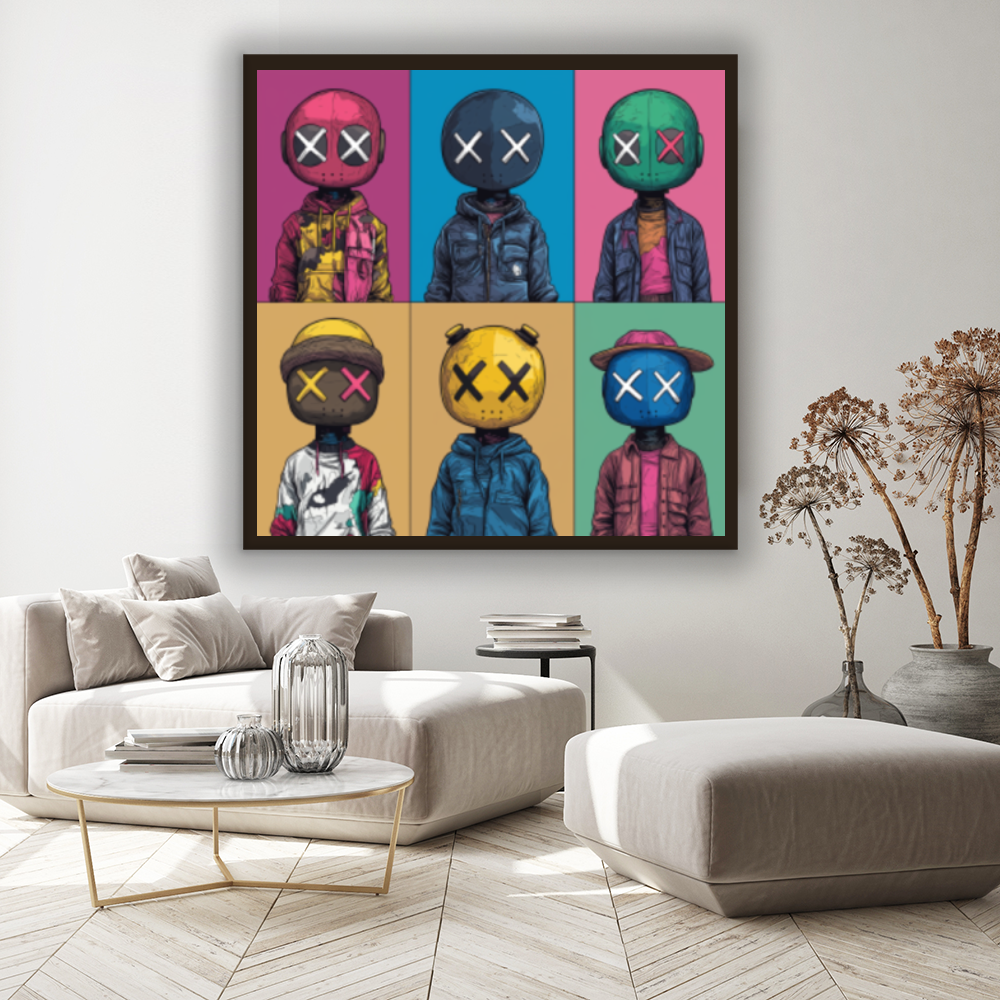Tableau Décoratif Pop Art Futuriste