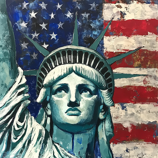 Tableau Décoratif Liberté et Patriotisme