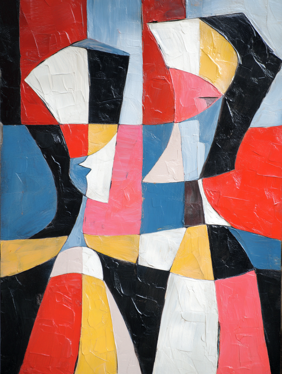 Tableau Décoratif Fragments d'Écho - Artibar Tableaux de décoration Art abstrait 
