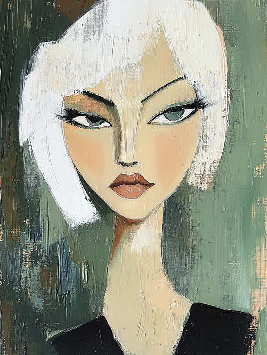 Tableau Décoratif Portrait Moderne