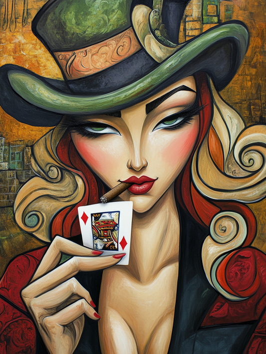 Tableau Décoratif Poker Mystique