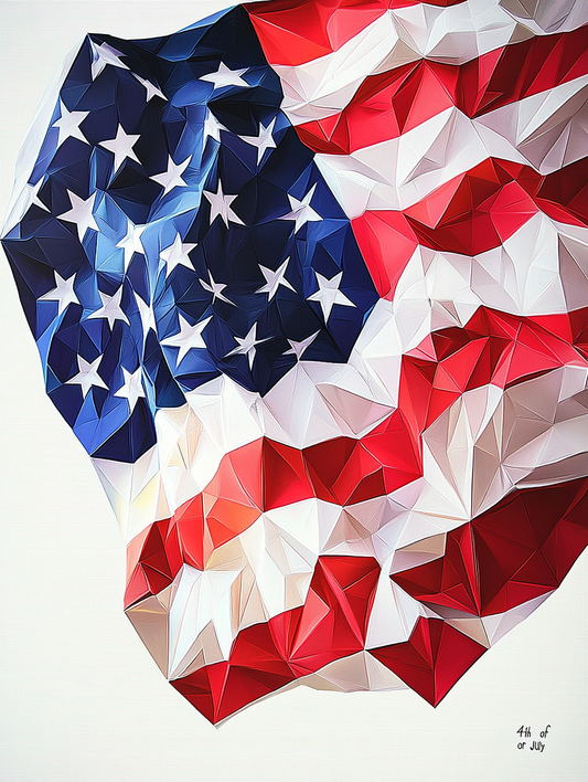 Tableau Décoratif Éclat Patriotique