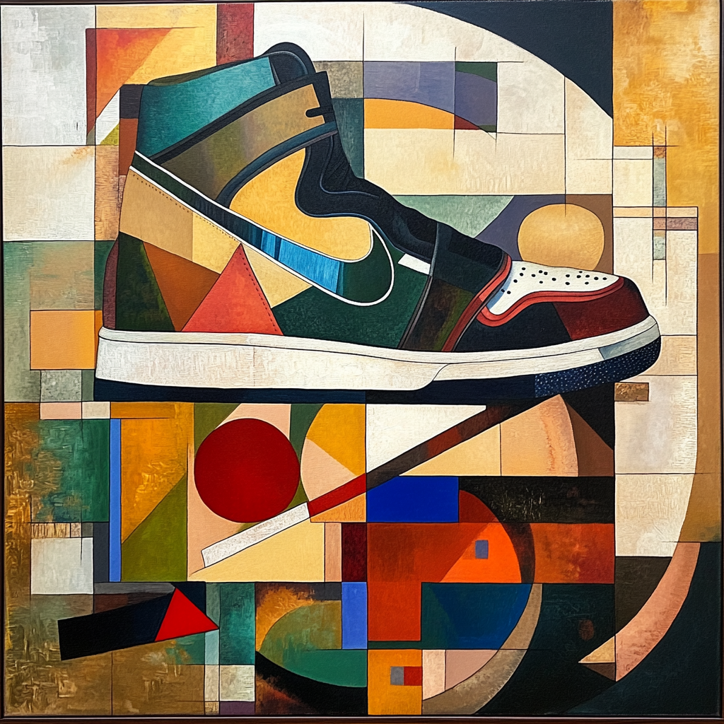 Tableau Décoratif Sneaker Abstrait - Artibar Tableaux de décoration Art abstrait 