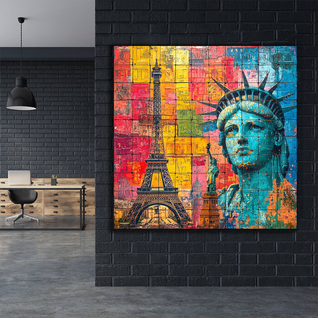 Tableau Décoratif Icônes du Monde
