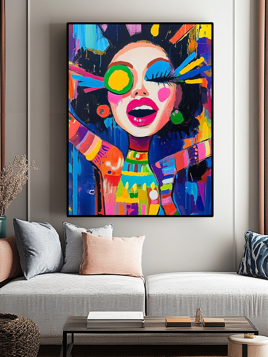 Tableau Décoratif Vibrance Expressive - Artibar Tableaux de décoration Art abstrait 