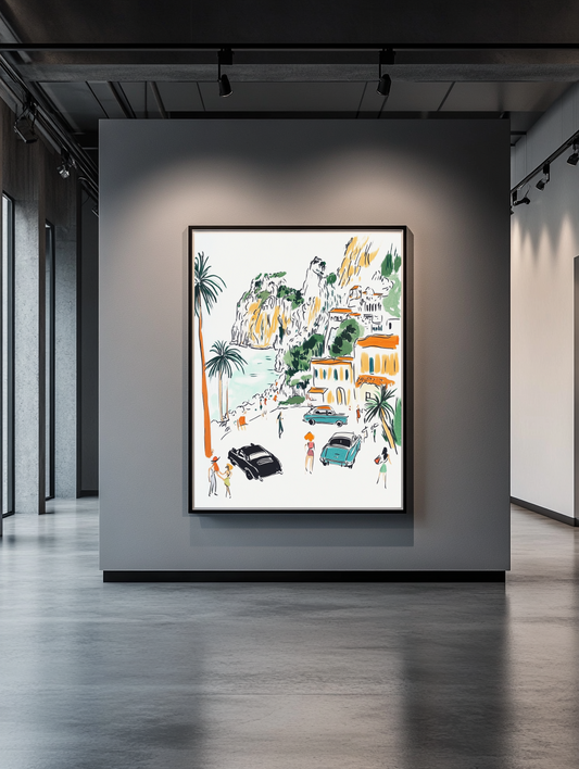 Tableau Décoratif Riviera Vintage - Artibar Tableaux de décoration Art abstrait 