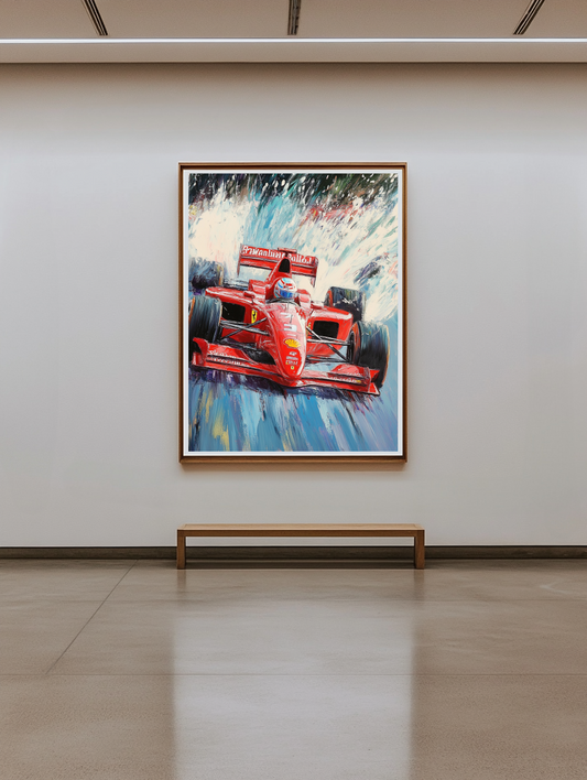 Tableau Décoratif Formule 1 en Pleine Vitesse - Artibar Tableaux de décoration Art abstrait 
