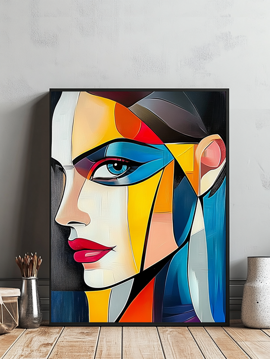 Tableau Décoratif Cubiste Élégant - Artibar Tableaux de décoration Art abstrait 