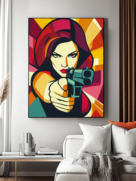 Tableau Décoratif Pop-Art Intense - Artibar Tableaux de décoration Art abstrait 