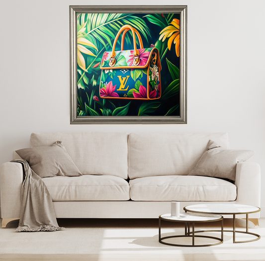 Tableau Décoratif Élégance Tropicale - Artibar Tableaux de décoration Art abstrait 