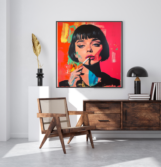Tableau Décoratif Pop Art Rebelle - Artibar Tableaux de décoration Art abstrait 