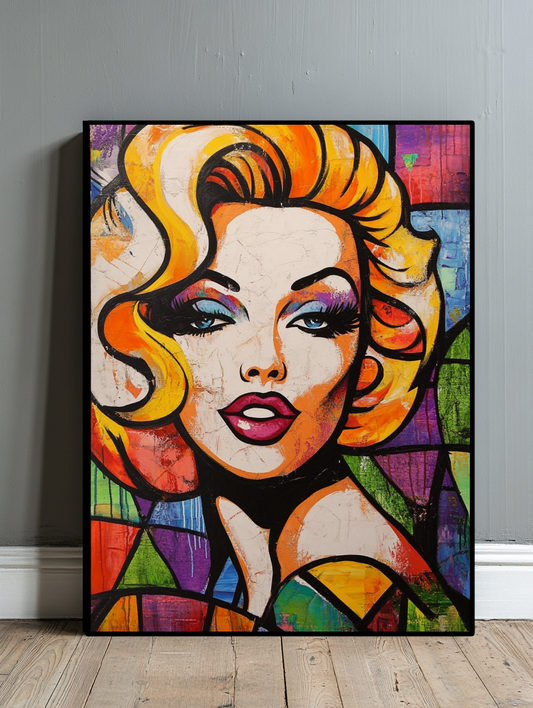 Tableau Décoratif Pop Art Élégant - Artibar Tableaux de décoration Art abstrait 