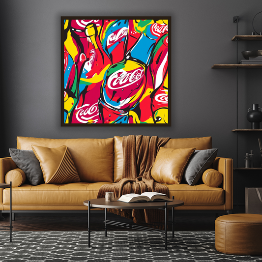 Tableau Décoratif Pop Fizz Mania - Artibar Tableaux de décoration Art abstrait 