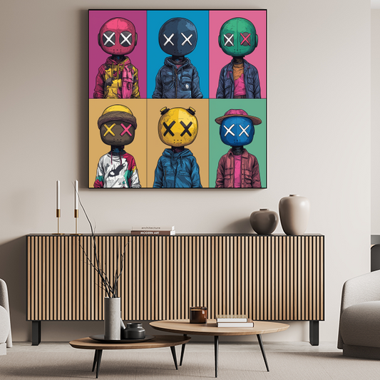Tableau Décoratif Pop Art Futuriste - Artibar Tableaux de décoration Art abstrait 