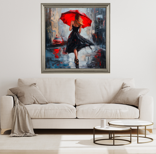 Tableau Décoratif Éclat Sous la Pluie - Artibar Tableaux de décoration Art abstrait 