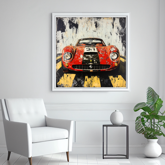 Tableau Décoratif Racing Vintage - Artibar Tableaux de décoration Art abstrait 